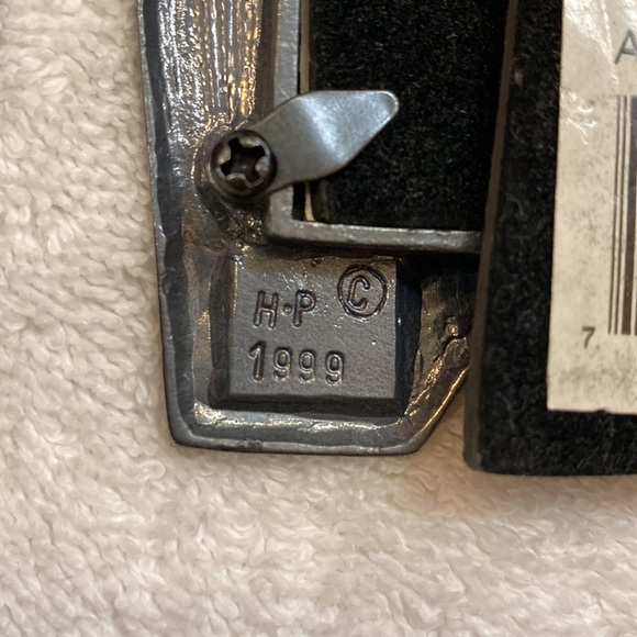 Vintage Sixtress Pewter Double Photo Frames - 3X2 Lot of 2 - Picture 6 of 6